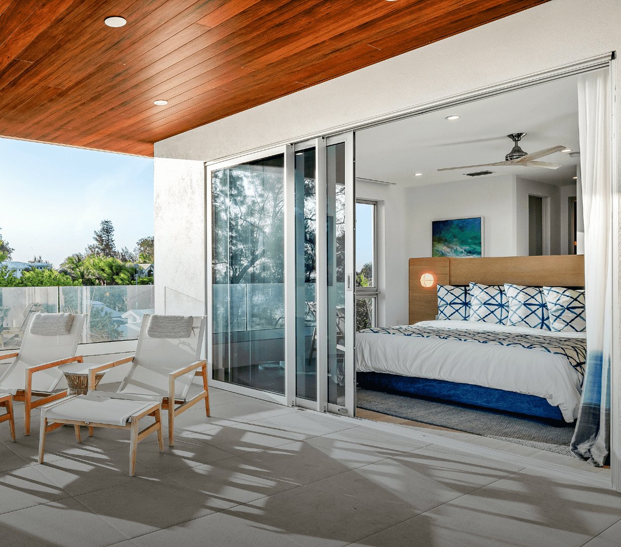 Vista Multi Slide — impact-rated sliding glass wall system