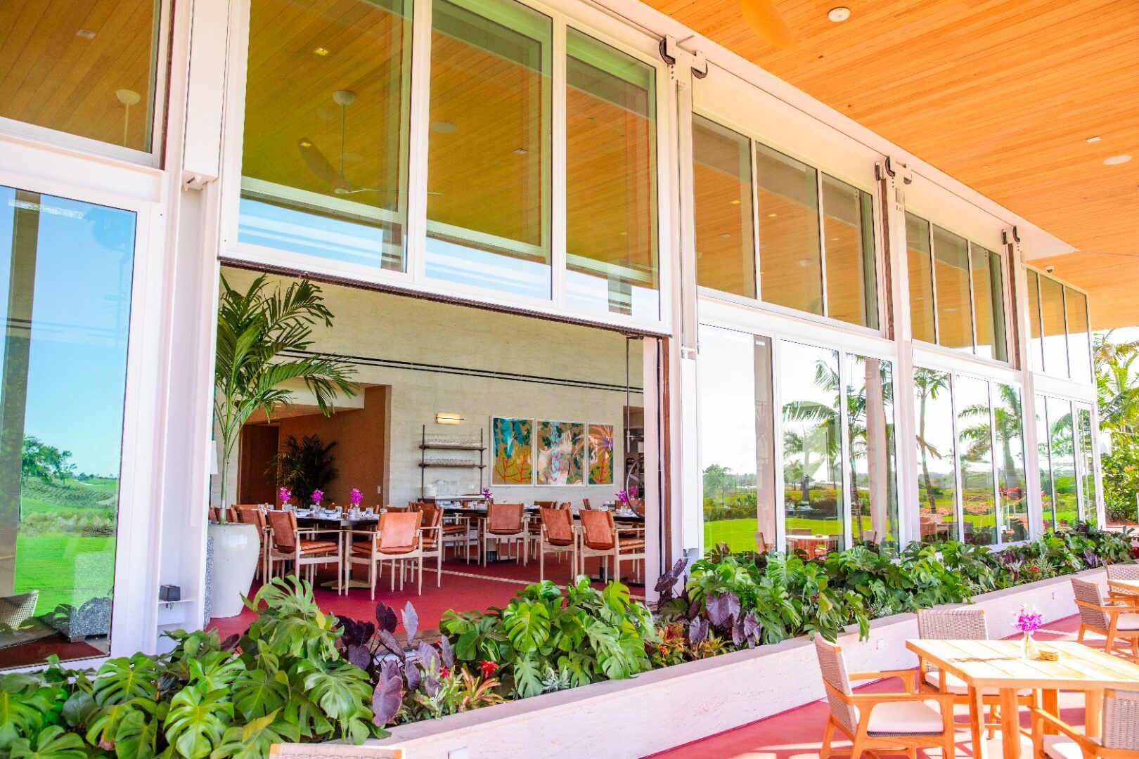 Atlantic Fields Golf House — window wall system