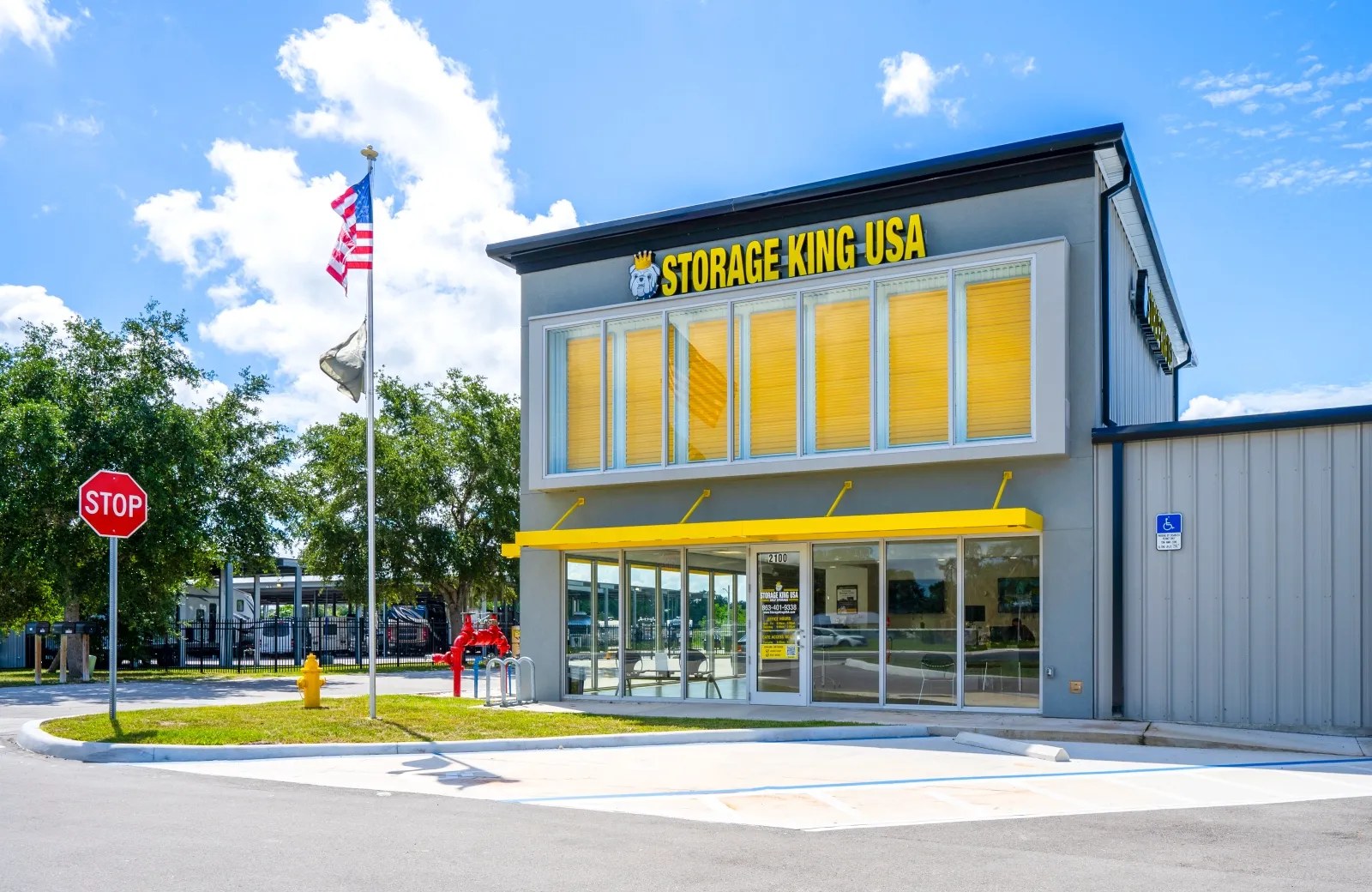Storage King Winter Haven commercial facility entrance