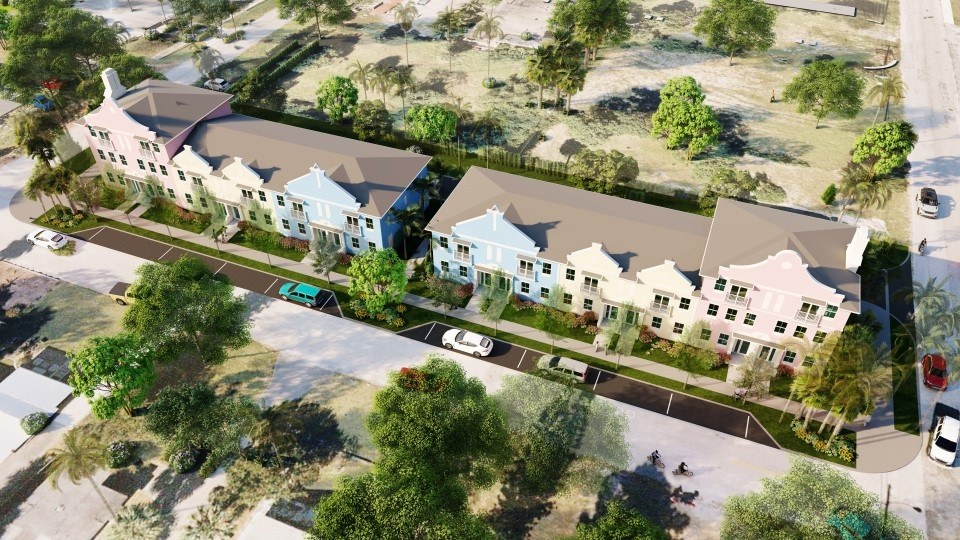 Villa L'Onz Townhomes, Riviera Beach — ACG ESWindows installation