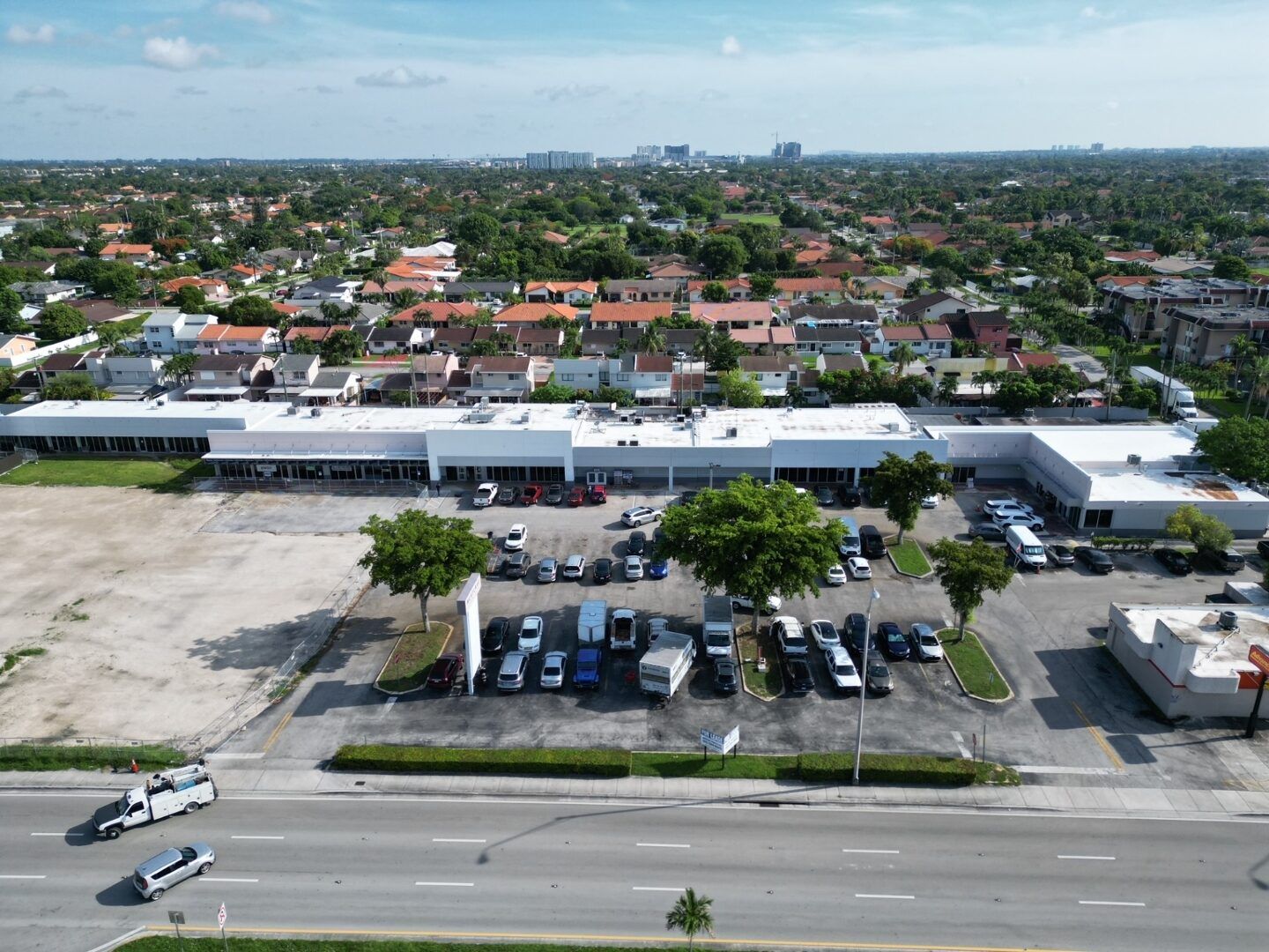 Westlake retail center Hialeah commercial storefront installation